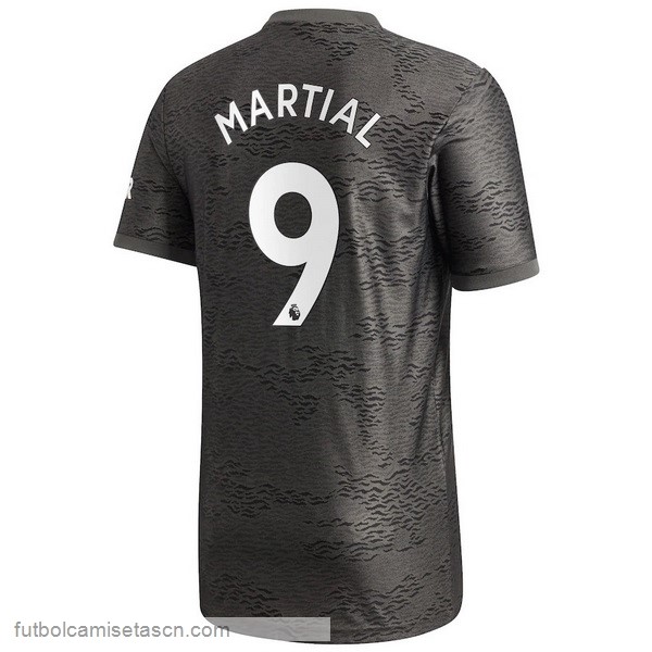 Camiseta Manchester United NO.9 Martial 2ª 2020/21 Negro